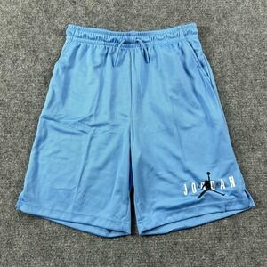 Jordan Shorts Kids XL University Blue Basketball 8.5 Inseam Jumpman Mesh